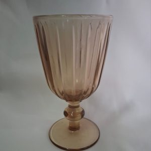Copa rayada ambar