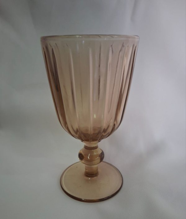 Copa rayada ambar