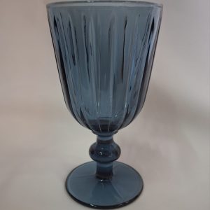 Copa rayada azul