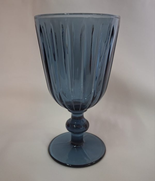 Copa rayada azul