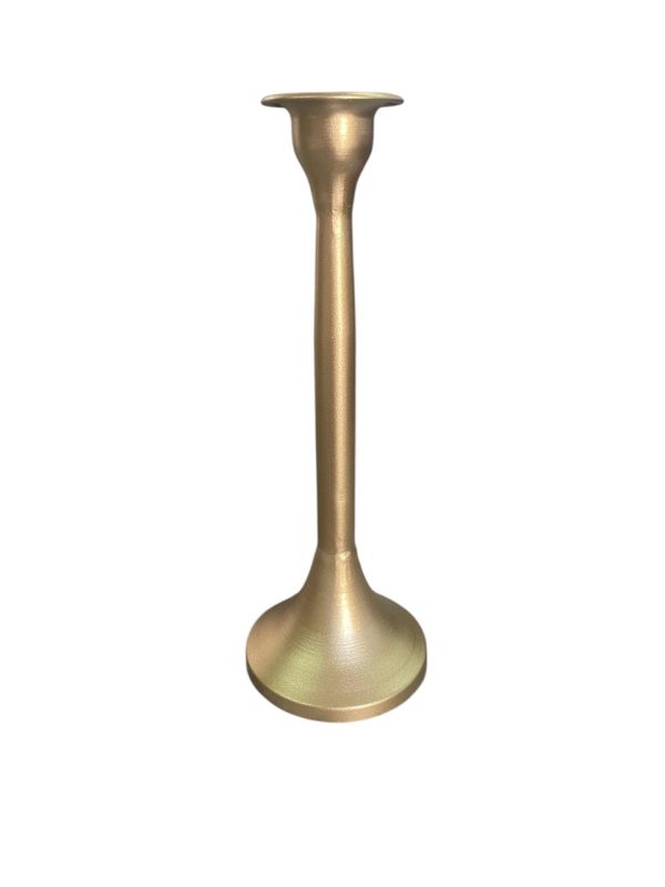Candelabro dorado alto