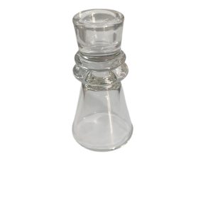 Porta vela transparente alto