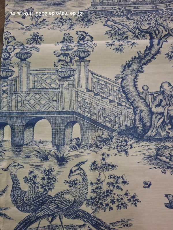 Mantel Paisaje Toile Blue